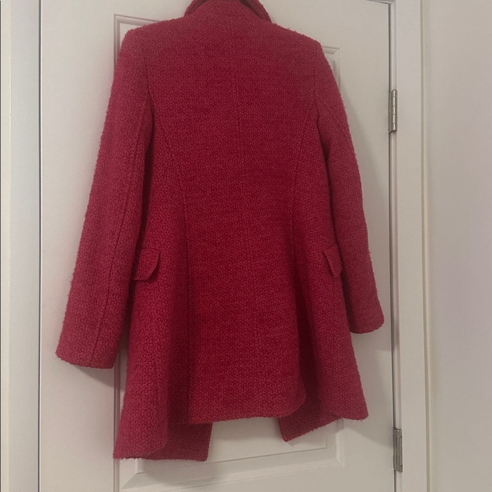 Zara jewel button textured coat - Picture 5 of 7
